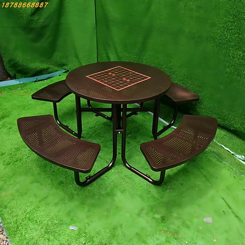 创意休闲防水铁艺镂空桌椅烤漆