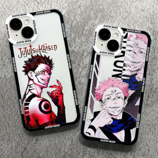 日本动漫咒术回战苹果17promax手机壳iPhone14高级感13pro五条悟12可爱防摔11夏日清凉15天使眼XS透明小众16