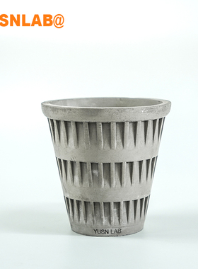 YUSNLAB神殿手工陶盆块根球兰蝴蝶兰多肉北欧侘寂风粗陶瓷花盆