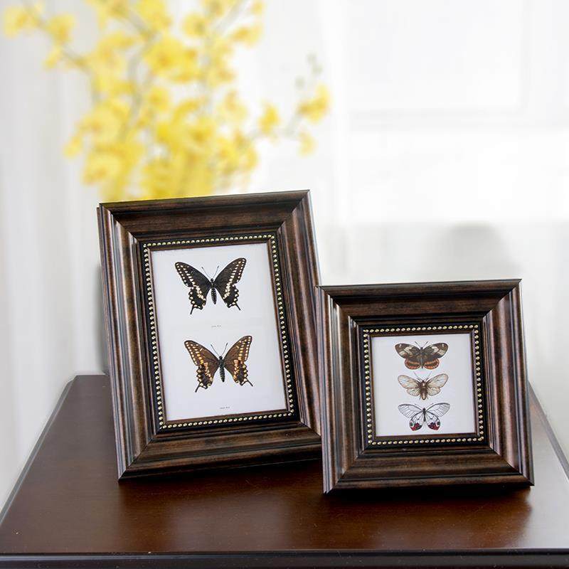 美式婚纱小相框摆台6寸7寸8寸10 12寸A4定制欧式画框定做任意尺寸