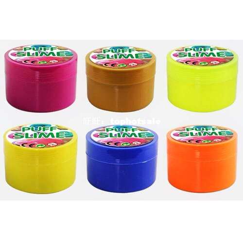 multicolor fluffy foam clay e for kids sss relief int