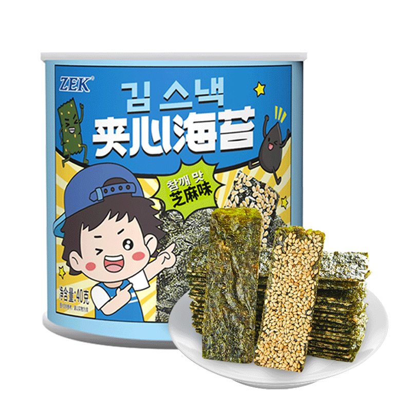 ZEK每日夹心海苔南瓜籽味