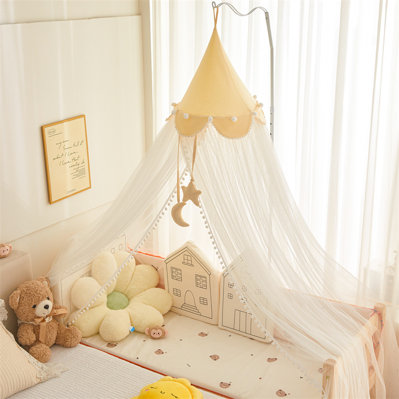 2025新款婴儿蚊帐安全透气免打孔