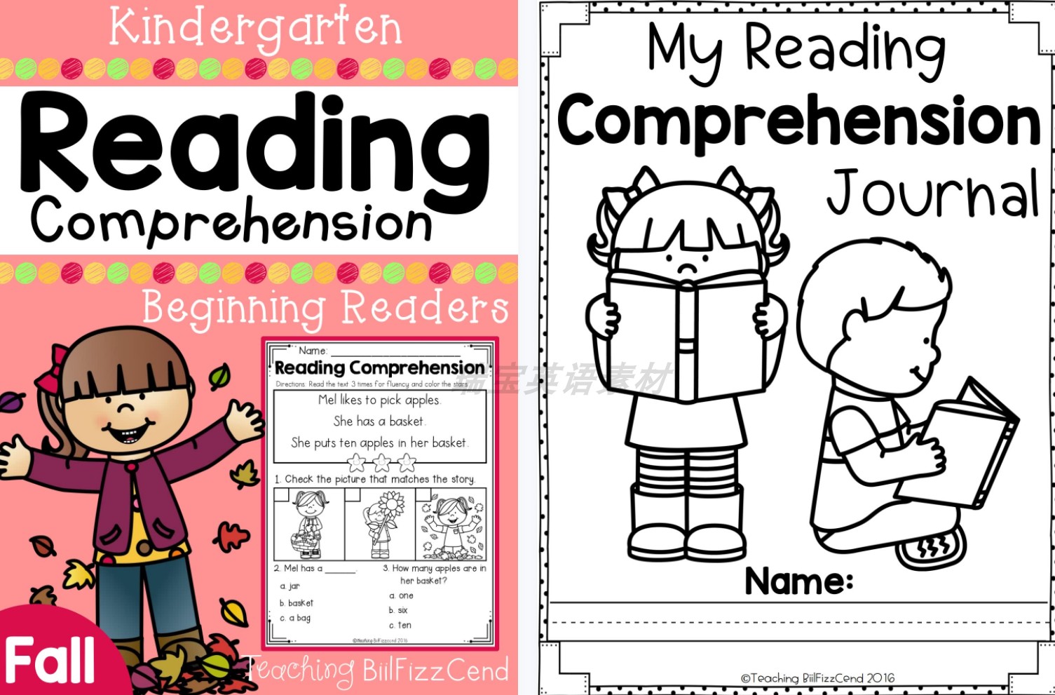 c22 kindergarten reading comprehension beginning reader素材