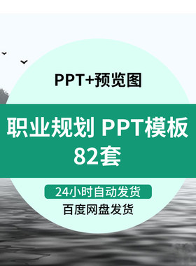 大学生职业生涯规划动态PPT模板时尚简约大气个人业目标简历PPT