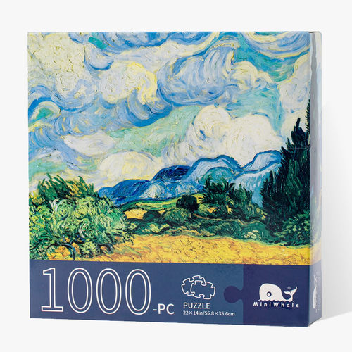 1000片6岁以上油画高级拼图