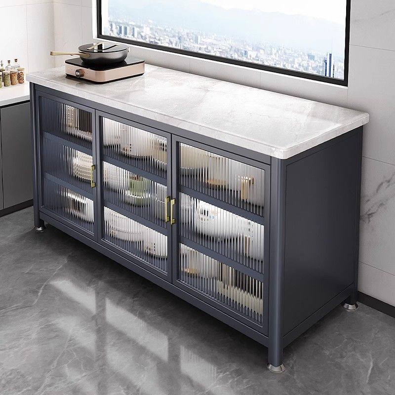 厨房落地岩板置物架餐边柜多功能落地操作台多层收纳储物橱柜子,厨房/烹饪用具,厨房置物架/置物柜/角架,淘宝优惠券,粉丝福利购,淘宝优惠卷