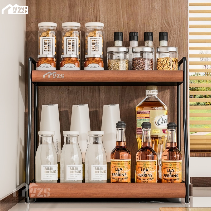 调料品置物架厨房家用多功能台面转角调味料罐瓶油盐酱醋收纳架子