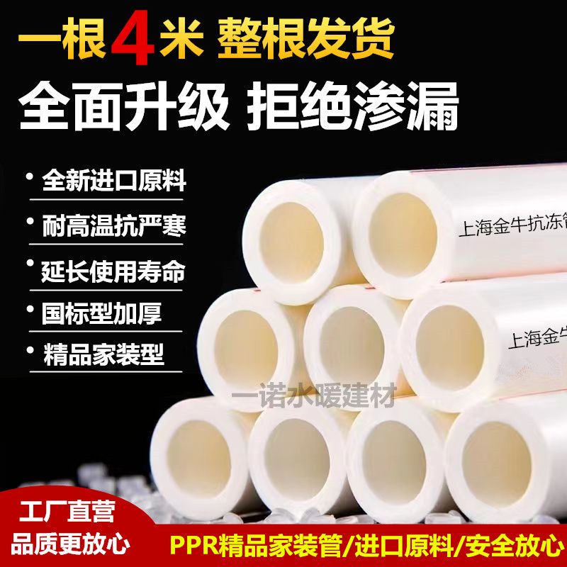 金牛抗冻白色ppr水管202