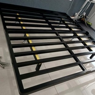 钢结构框架铝合金组装铁艺双人床悬浮铁艺铁架床架定制焊接床架