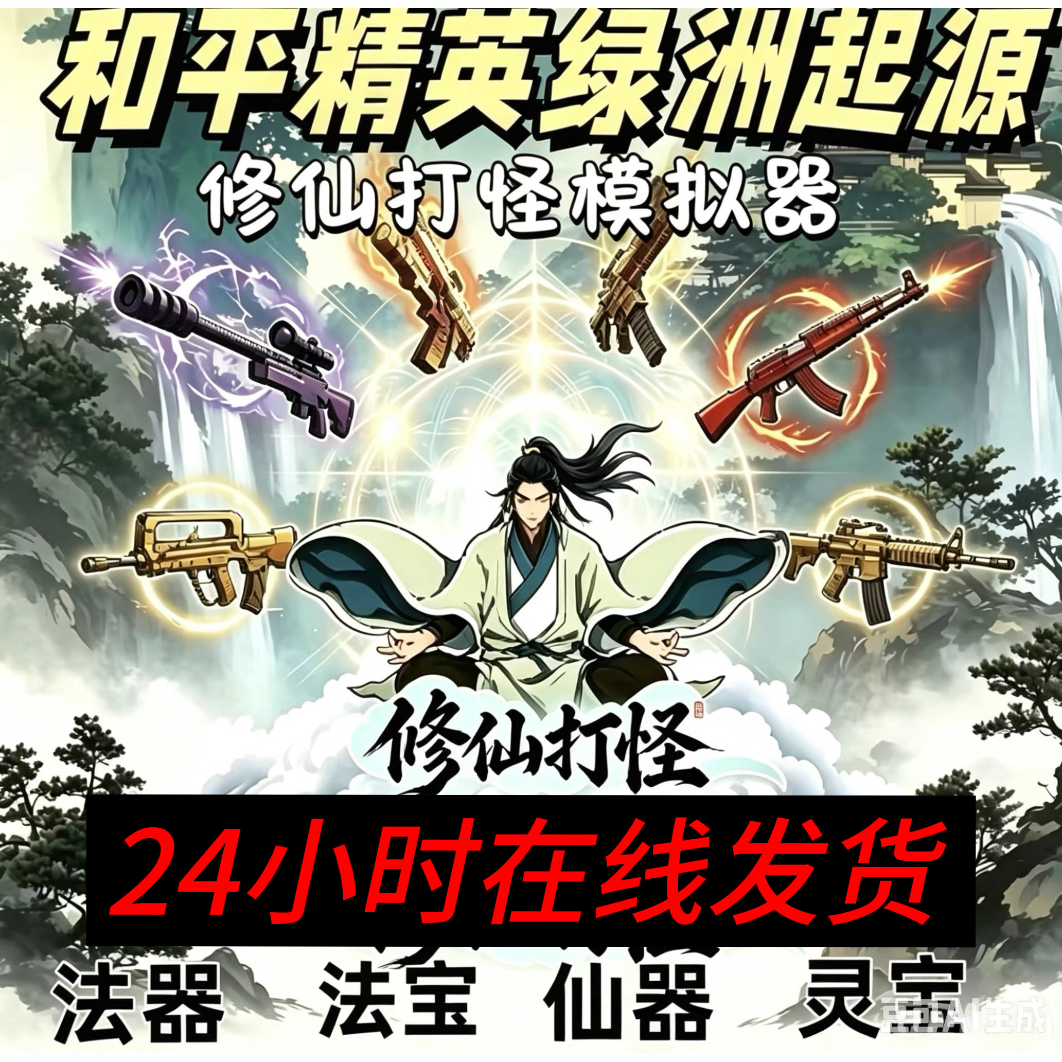 和平绿洲起源修仙打怪模拟器武器游戏代练（新）