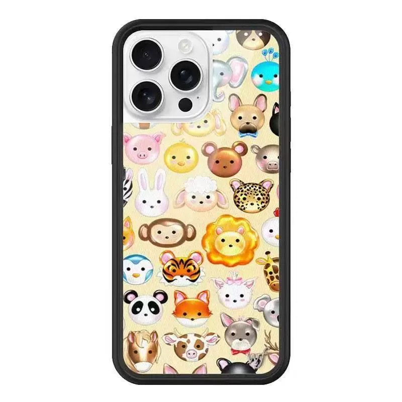 Wildf小动物王国温馨小屋适用苹果16promax手机壳iPhone15/14/Pro/Max硬壳全包保护套硅胶防摔个性时尚wf