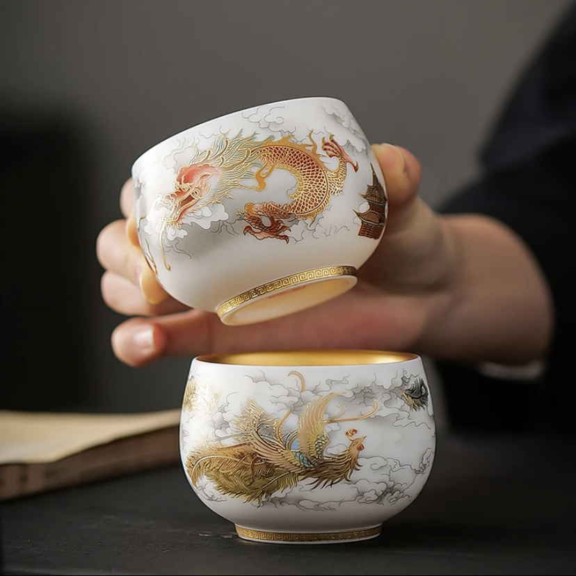 周鸿杰金丝龙凤杯主人杯夫妻一对