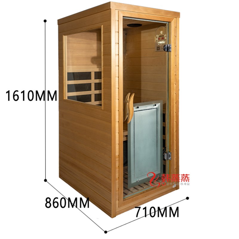定制汗蒸房家庭用汗蒸舱单人家全身发汗桑拿房浴光波房汗蒸箱迷你