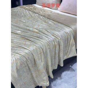 可水洗 A类黑科技美肤水光凉感冰丝绸蚕丝夏被 白小白