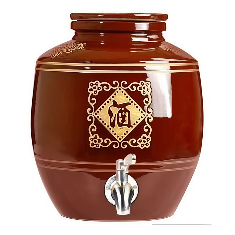 老式酒坛子酒坛陶瓷土陶酒缸家用密封加厚酒罐存酒窖藏酒瓶大酒缸