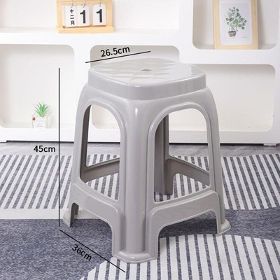 加厚备用加高凳子35-40-50-60-70cm厘米公分椅子家用塑料胶凳板凳