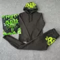 Black and Green Suit