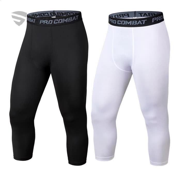 源头紧身裤跑步健身运动速干裤