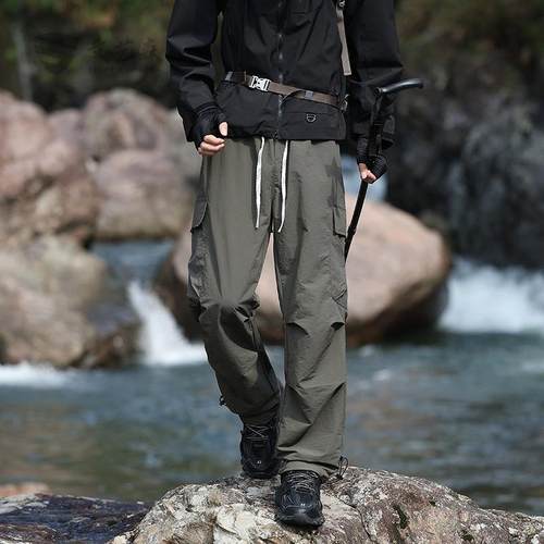 户外冲锋裤男防水登山休闲裤