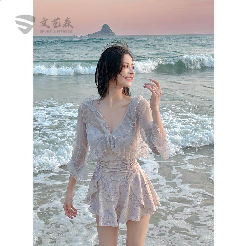 绝美连体女士泳衣2025新款遮肚