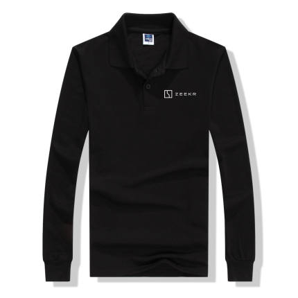 极氪001汽车爱好者4S店领克可定制工作服装POLO衫男女长袖T恤半袖