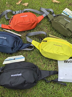 出口日本休闲腰包时尚百搭轻便男女胸包户外运动便携式斜挎包