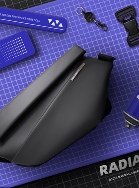 NIID潮牌男生挎包单肩包包斜挎包男送礼邮差包黑标R1 Black Label