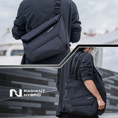 NIID斜挎包男款 商务MacBook通勤电脑包男士 双形态快拆挎包Hybrid