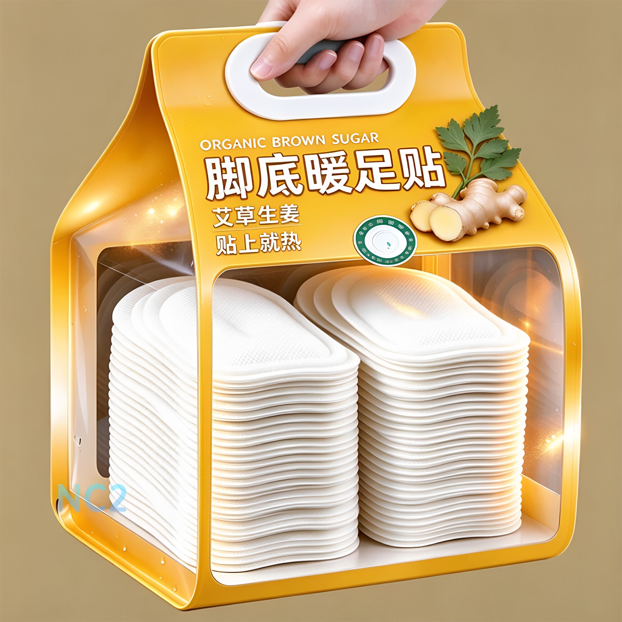 暖足贴脚底自发热鞋垫家用暖脚贴保暖身贴宝宝冬季艾草足底发热贴