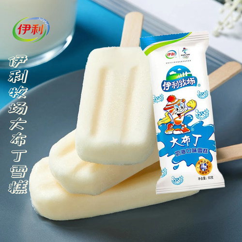 一箱40支伊利牧场大布丁雪糕