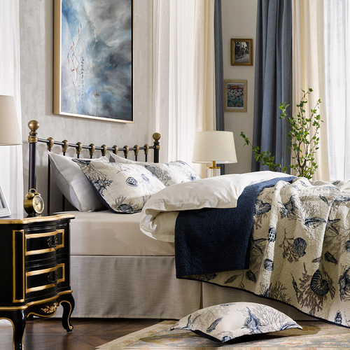 无甲醛铁艺床RICHHOME铁美式