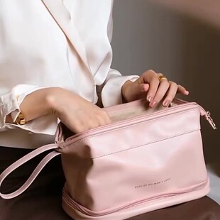 云朵化妆包高级感旅行外出化妆品收纳包双层大容量防水洗漱包