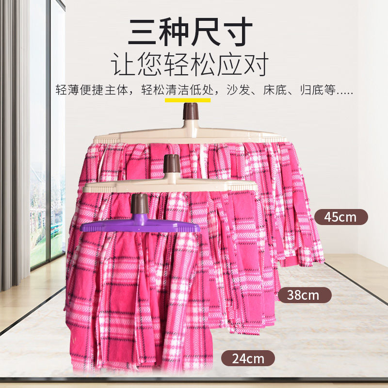 圆头棉线双面绒雪尼尔拖把头多种尺寸不带杆可配2.5厘米粗杆子