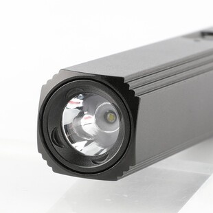 新款电子口哨方形铝合金USB充电户外交通指挥裁判手电筒