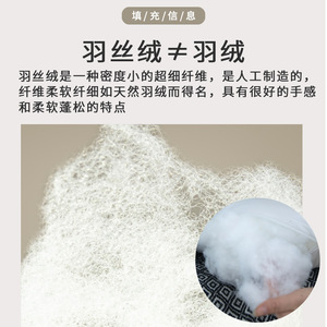 抱枕芯全棉外套羽丝绒填充沙发靠枕 白pp棉磨毛靠垫腰枕芯50 50cm