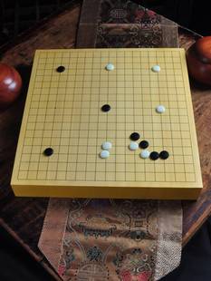 云扁 围棋盘6公分新榧实木独木双面专业比赛用盘家用木质大号棋盘