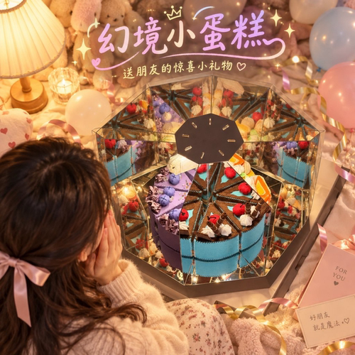 幻境蛋糕小夜灯DIY材料包