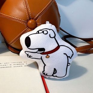 恶搞布莱狗语音挂件解压按压发声玩具钥匙扣玩偶恶搞之家钥匙扣