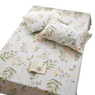 定制纯棉老粗布床单单件亚麻棉麻100%全棉床笠床罩套夏季凉感凉席