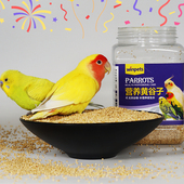 鹦鹉鸟粮饲料带壳黄谷子鸟食玄凤虎皮牡丹中小型鹦鹉专用混合鸟粮