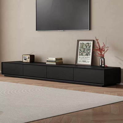 中古风电视柜客厅家用新款胡桃色复古实木定制电视机柜子落地