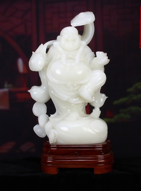 天然阿富汗玉石摆件玉器雕刻别墅