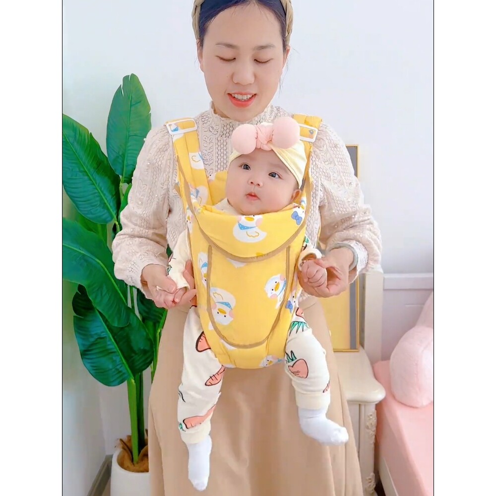 背带新生婴儿外出简易款前后两用多功能宝宝前抱式抱娃神器后背式