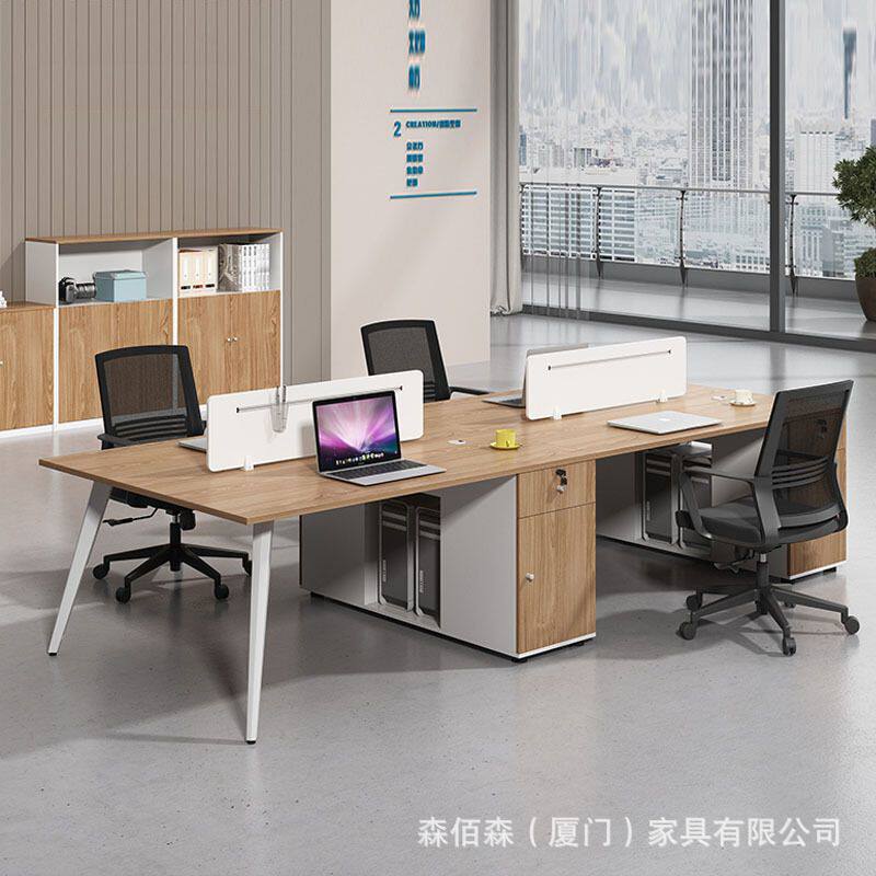 双4四6六工位职员办公椅组合现代简约屏风财务桌卡座厦门办公家具