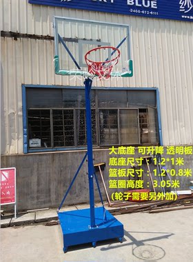 简易可升降篮球架成人标准篮板室外培训扣篮筐青少年家用儿童户外