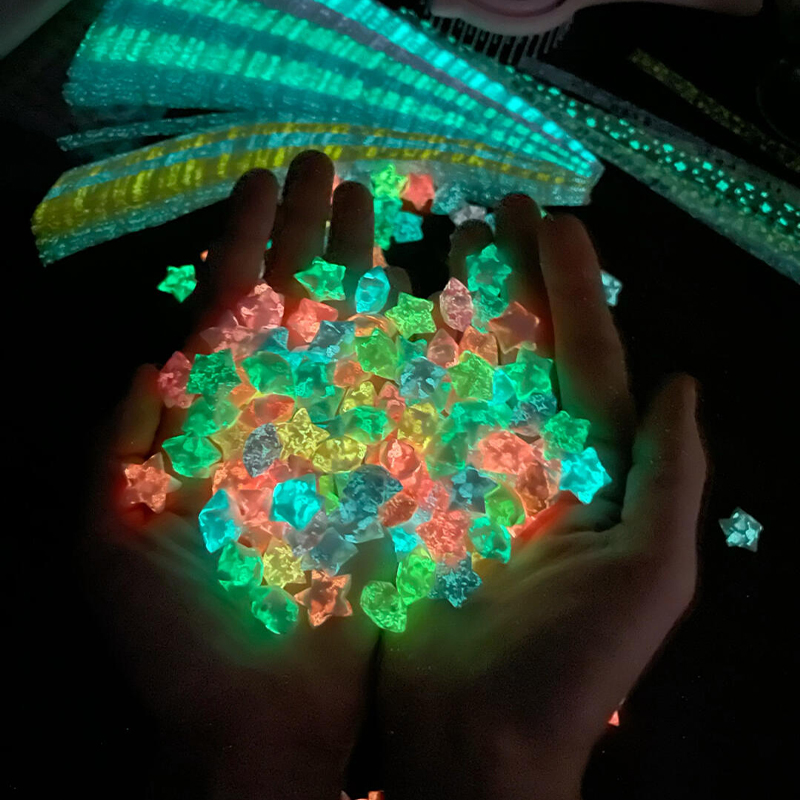 夜光星星折纸玻璃瓶发光的叠星星心形纸五角星折纸许愿送女友礼物