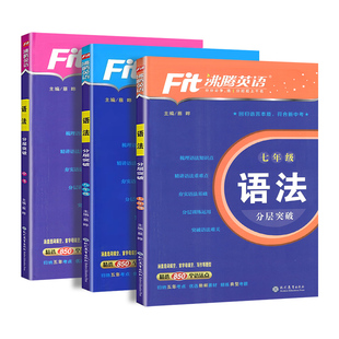 初中语法Fit沸腾英语七八九年级 语法分层突破精选850个语法点初中英语复习789初一二三年级短语句型语法写作提优专项训练