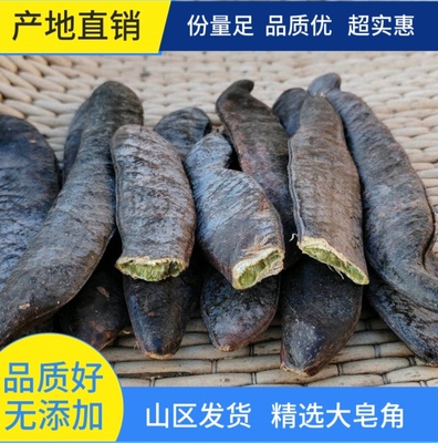 皂角野生 干皂角大皂角长皂角皂荚野生 天然洗发防脱500g包邮结婚