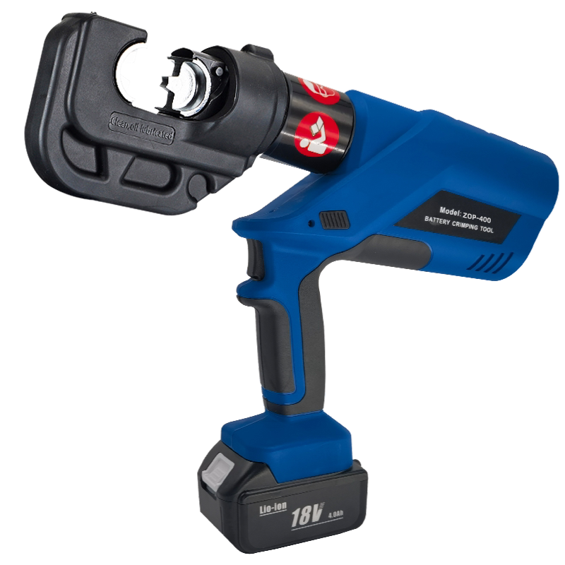 电工液压压线钳充电式电动液压钳冷压端子钳开口铜铝鼻端子压接钳